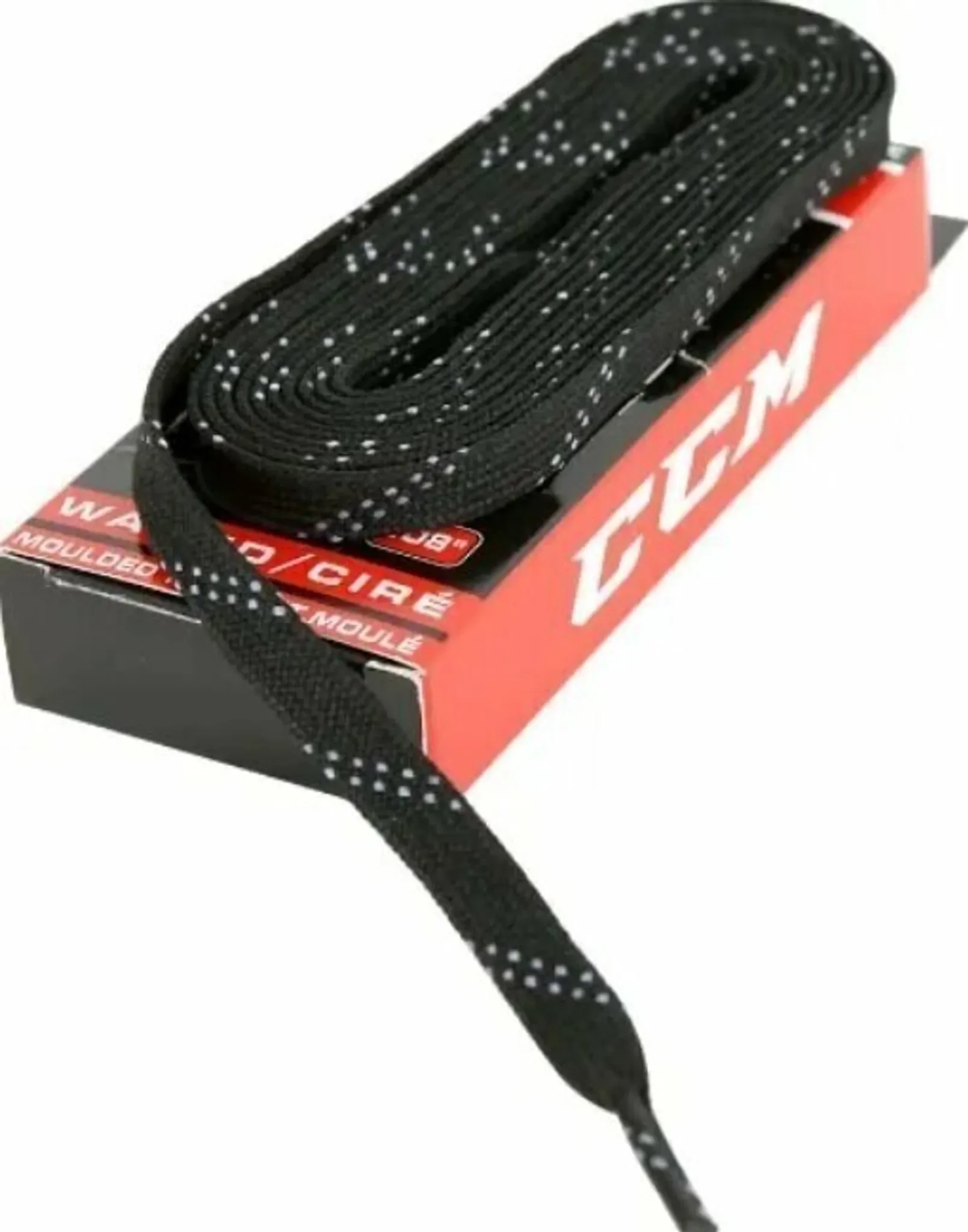 CCM Pro-S700 Eishockey Schnürsenkel – 244 cm, gewachst, extra haltbar